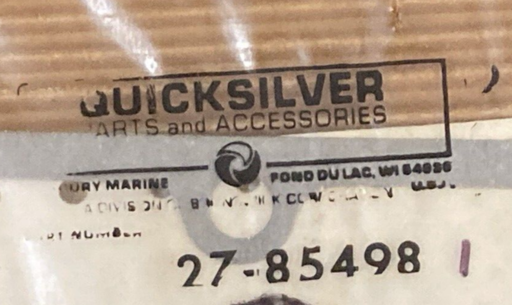 NEW GENUINE MERCURY 27-854981 GASKET CYLINDER BLOCK TO BAFFLE PLATE