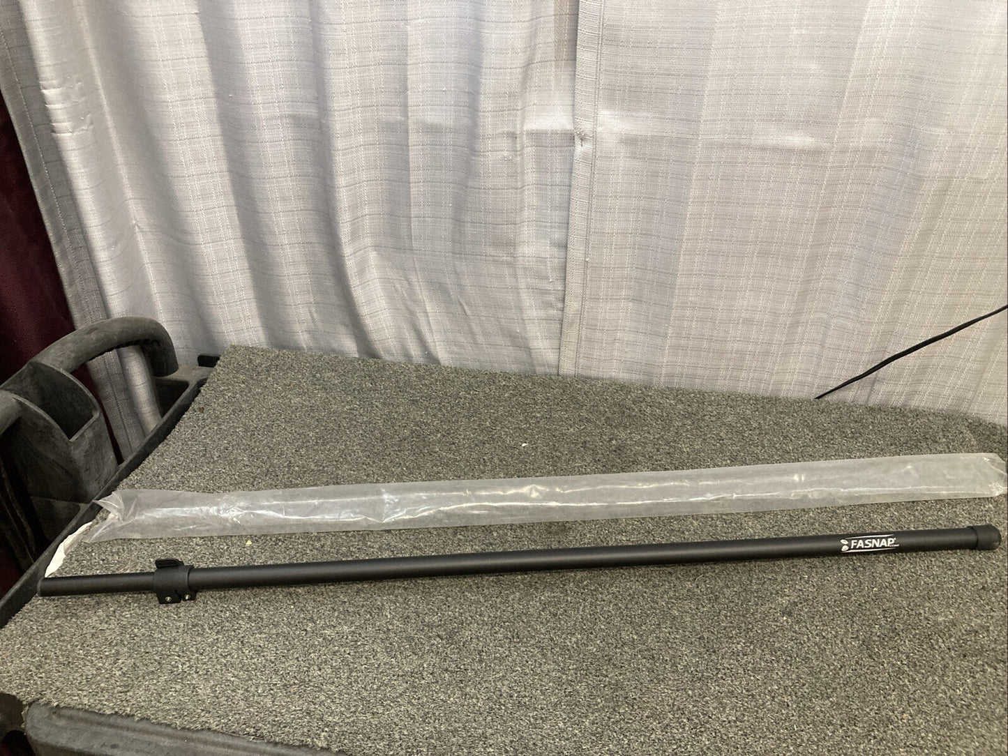 QTY 4 NEW FASNAP 71AV TP-3968-01-GF POLE TELESCOPIC ALUMINUM BLACK MATTE 38.75"