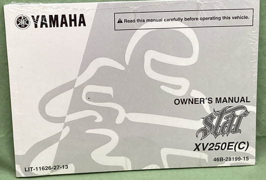 NEW GENUINE YAMAHA LIT-11626-27-13  XV250ECR/ ECW/ ER/ Ew VSTAR 2