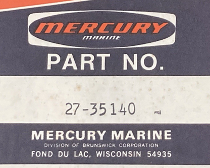 NEW GENUINE MERCURY 27-35140 GASKET INNER WATER JACKET COVER EXHAUST MANIFOLD