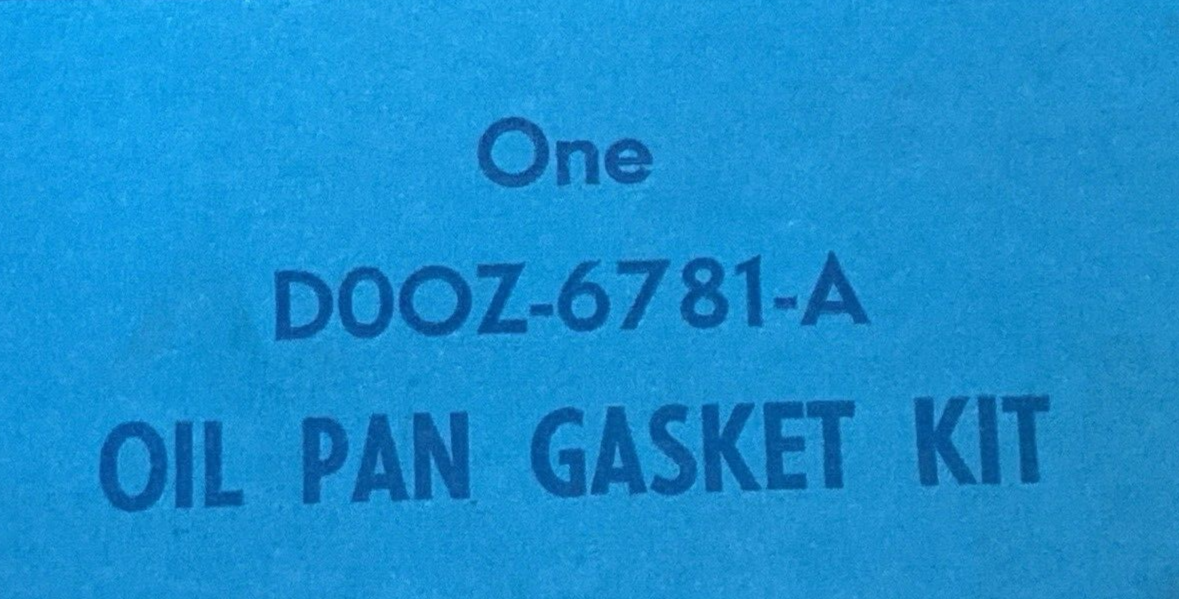 NEW GENUINE FORD MERCURY 27-64798 GASKET SET OIL PAN
