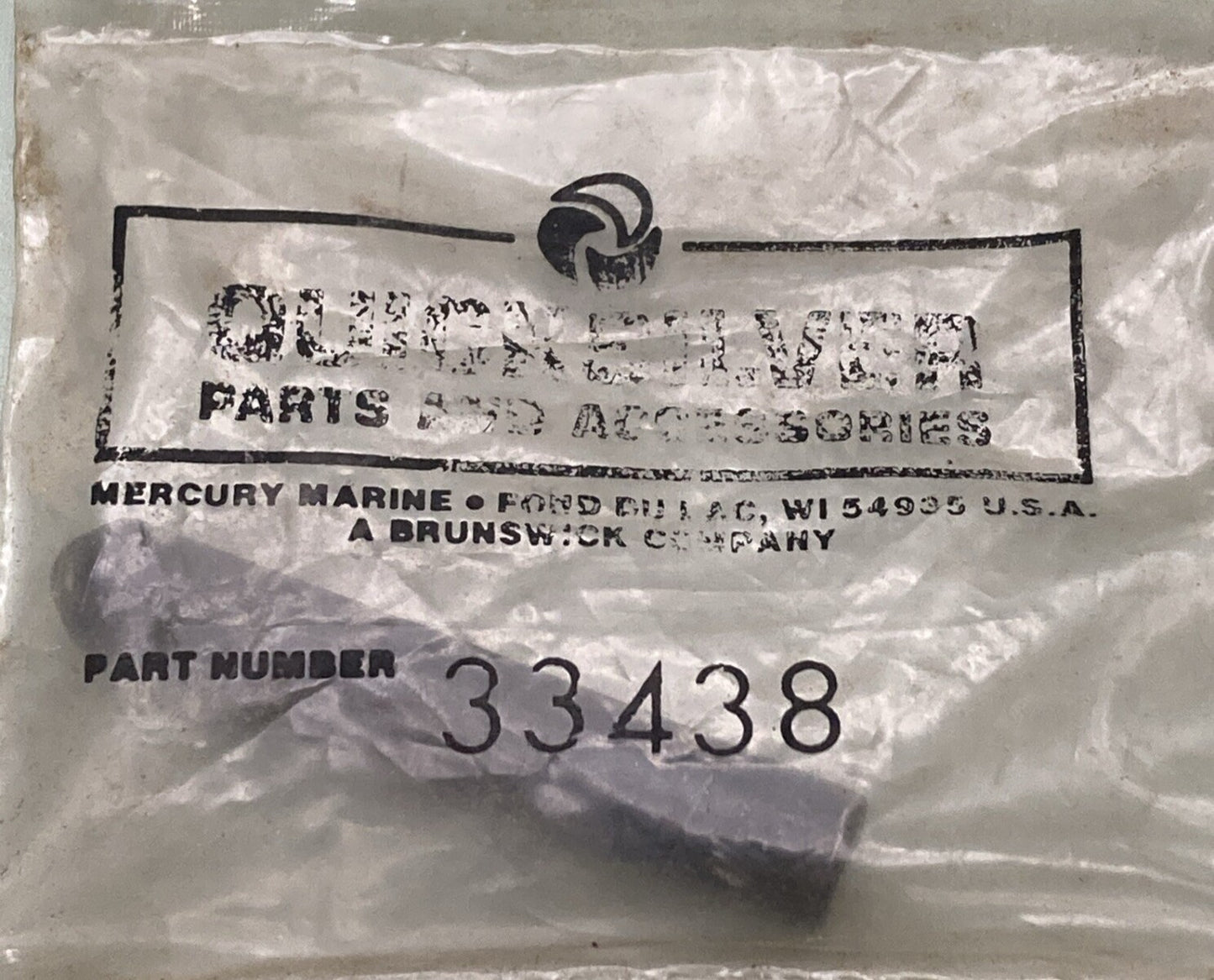 NEW GENUINE MERCURY QUICKSILVER 33438 CAM FOLLOWER