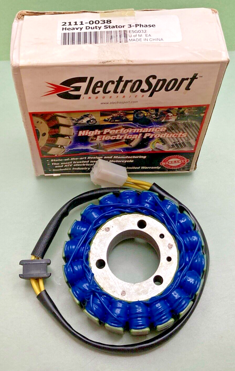 NEW GENUINE ELECTROSPORT ESG032 HEAVY DUTY STATOR 3-PHASE 2111-0038