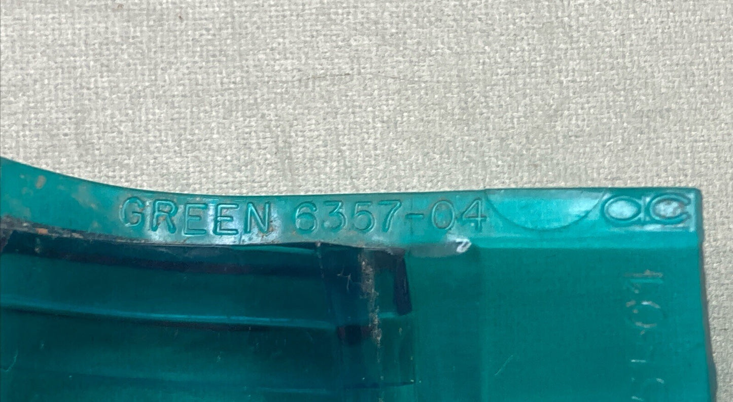 NEW ATTWOOD 6357-04 GREEN BOW NAVIGATION LIGHT LENS
