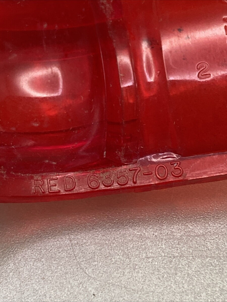 NEW ATTWOOD 6357-03 RED BOW NAVIGATION LIGHT LENS