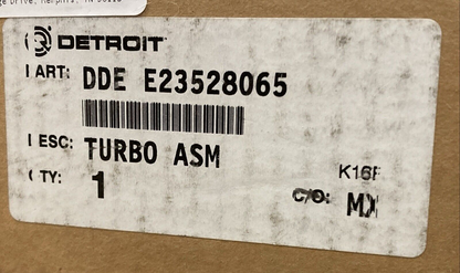 NEW GENUINE DETROIT DDE E23528065 TURBO ASSEMBLEY S60 EPA98 12L