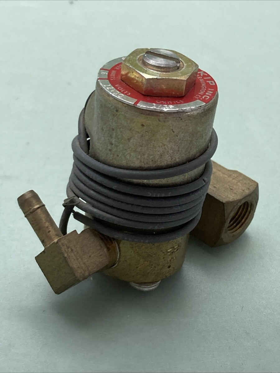 NEW KIP INC. 1X418 SOLENOID VALVE 6 WATTS, 12VDC, ORIFICE 1/32, M.O.P.D. 1000