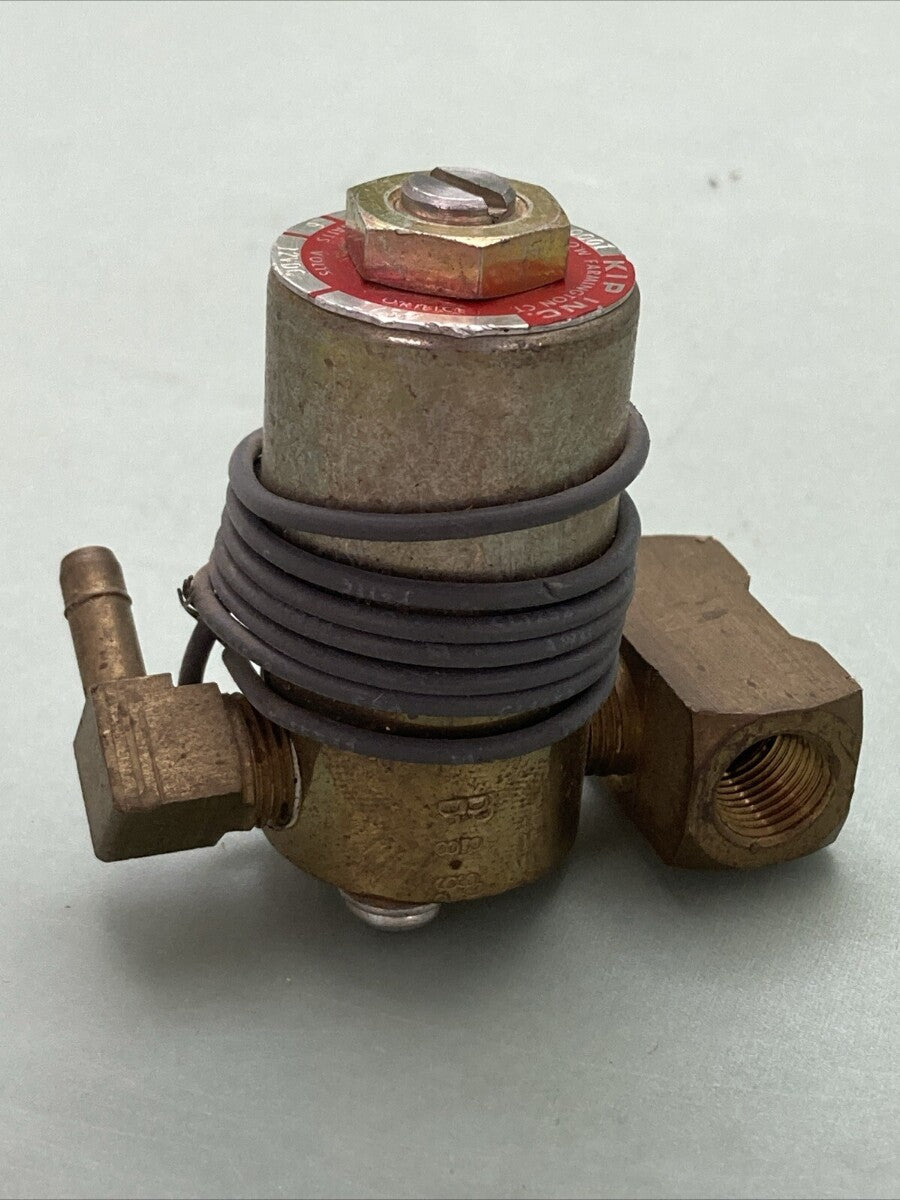 NEW KIP INC. 1X418 SOLENOID VALVE 6 WATTS, 12VDC, ORIFICE 1/32, M.O.P.D. 1000