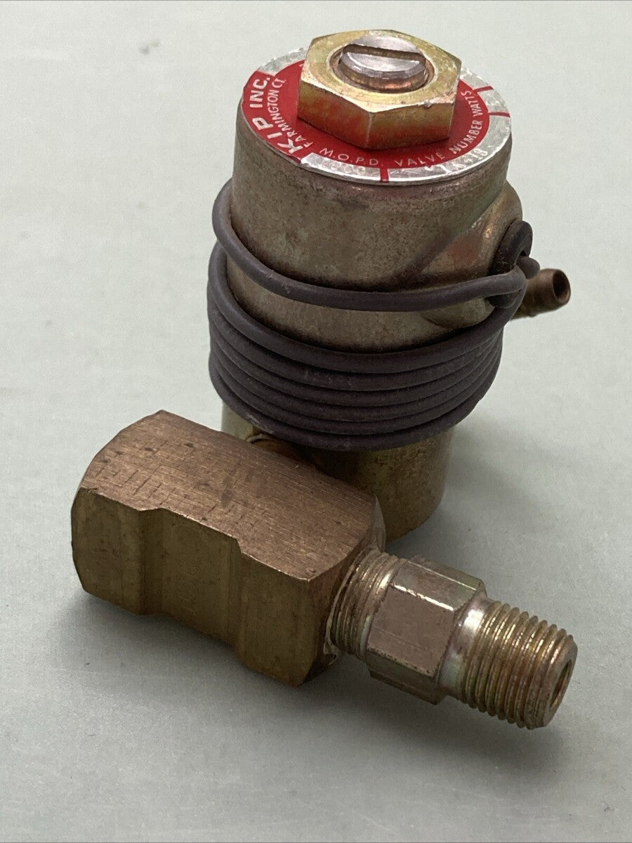 NEW KIP INC. 1X418 SOLENOID VALVE 6 WATTS, 12VDC, ORIFICE 1/32, M.O.P.D. 1000