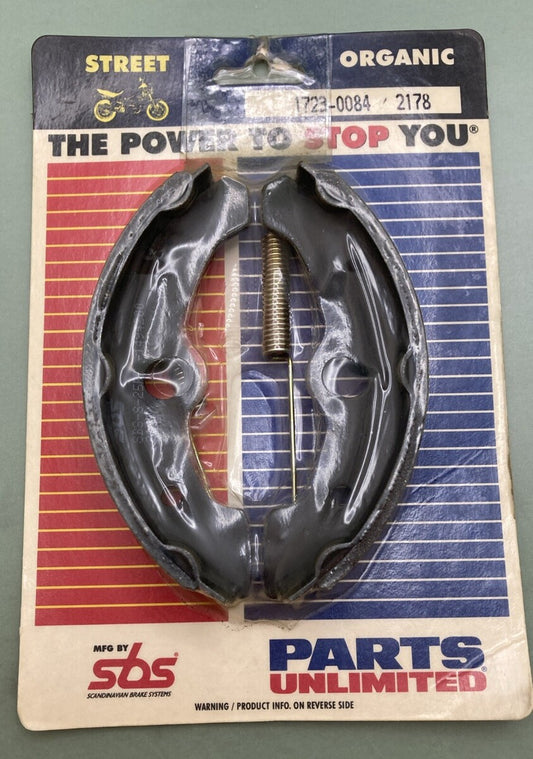 NEW PARTS UNLIMITED 1723-0084 / 2178 BRAKE SHOES YAMAHA