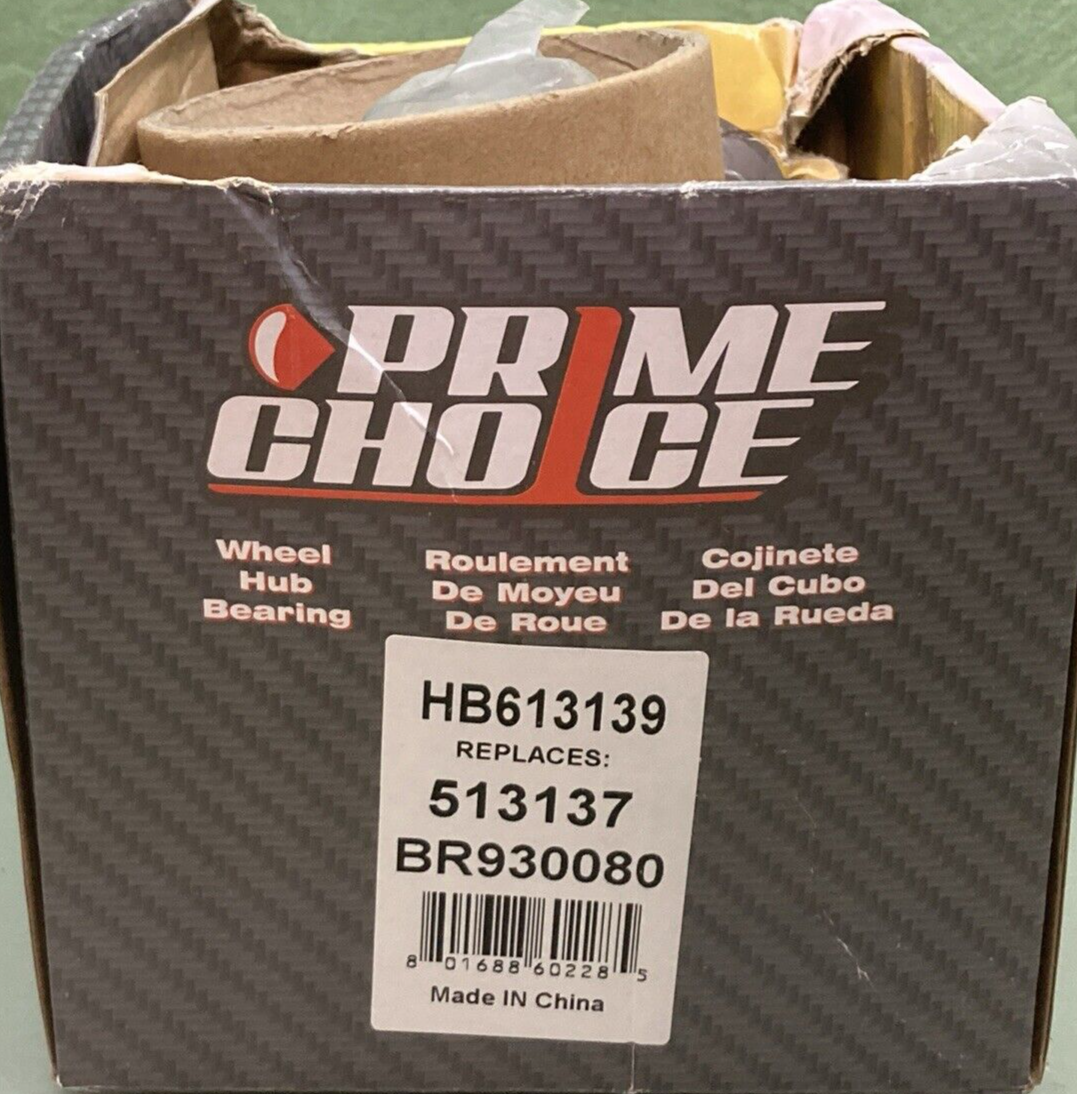 NEW GENUINE PRIME CHOICE HB613139 HUB FRONT WHEEL ASSEMBLY LEFT OR RIGHT