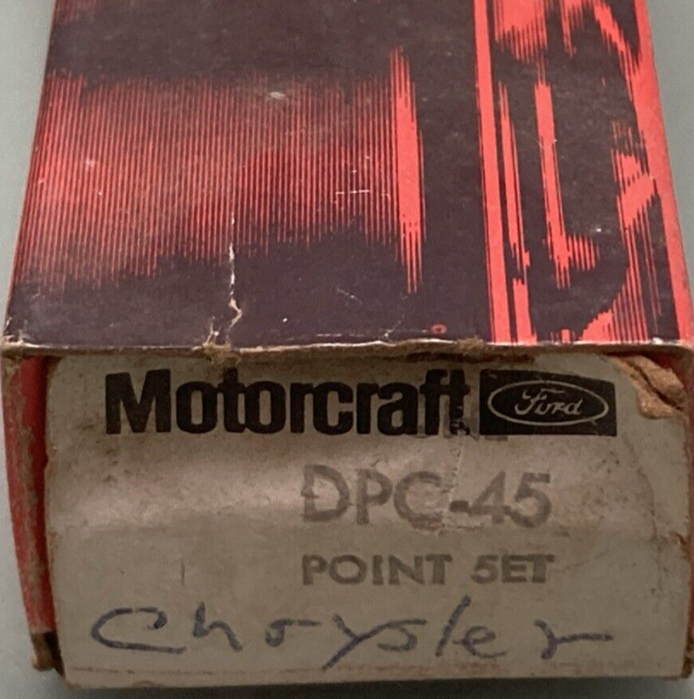 NEW GENUINE MOTORCRAFT FORD DPC-45 IGINITION POINT SET