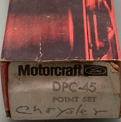 NEW GENUINE MOTORCRAFT FORD DPC-45 IGINITION POINT SET