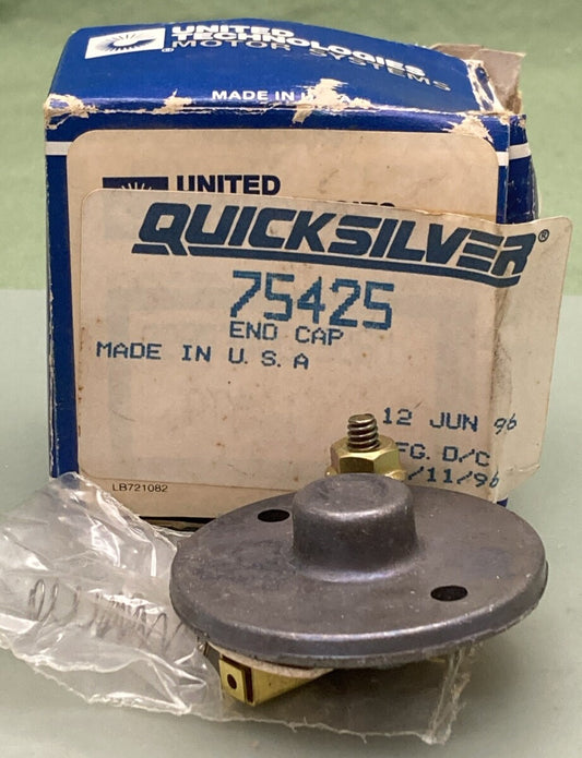 NEW GENUINE MERCURY QUICKSILVER 75425 END CAP COMMUTATOR STRT MOTO ASM COMP C