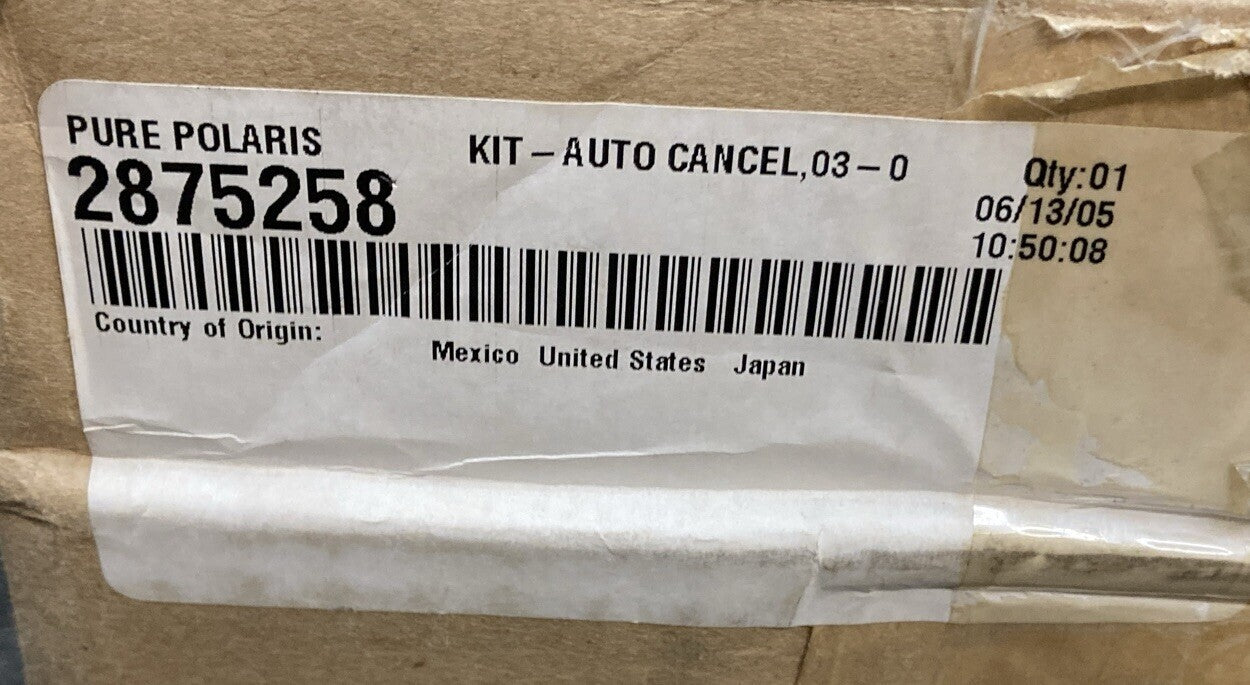 NEW GENUINE VICTORY 2875258 AUTO CANCEL KIT VEGAS, KINGPIN, 03-04