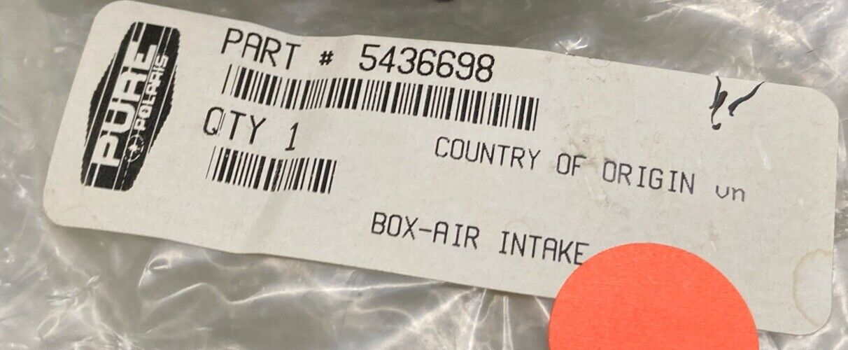 NEW GENUINE POLARIS 5436698 BOX AIR INTAKE