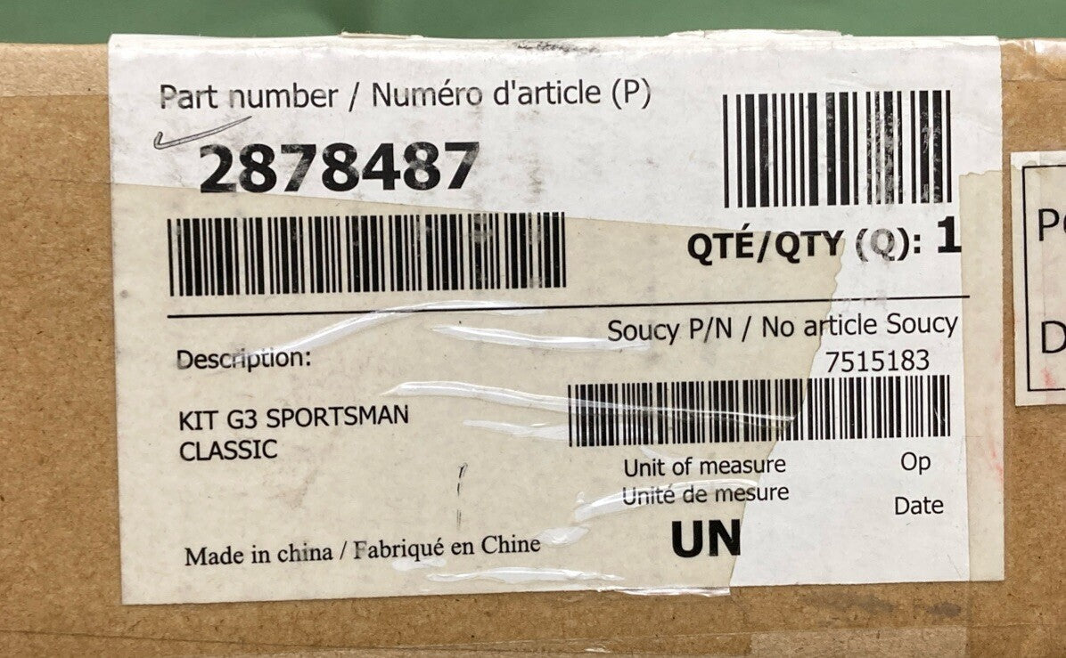 NEW GENUINE POLARIS 2878487 WINCH LINK KIT, PLOW FRAME, GLACIER III