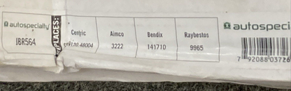 NEW AUTOSPECIALTY JBR564 BRAKE ROTOR FRONT CHEVY GEO SUZUKI