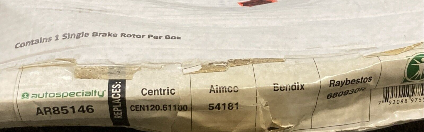 NEW AUTOSPECIALTY AR85146 BRAKE ROTOR FRONT FORD VOLVO