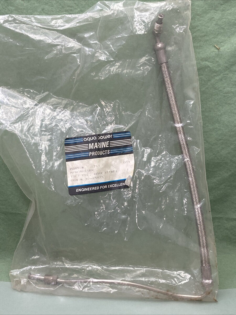 NEW MERCURY 32-45973 HOSE, HYDRAULIC, GIMBAL HOUSING TO TILT CYLINDER, STBD