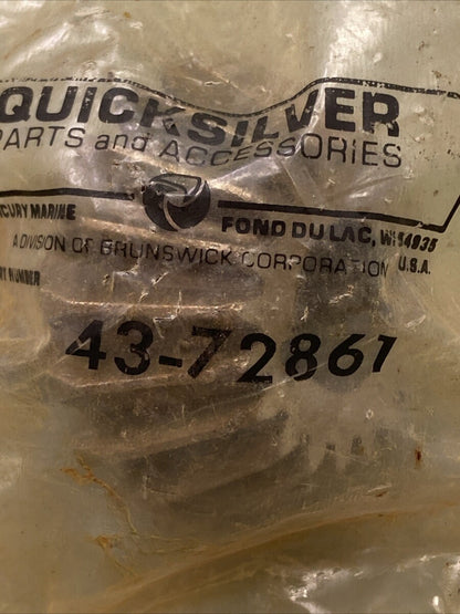 NEW GENUINE MERCURY QUICKSILVER 43-72861 BEVEL GEAR