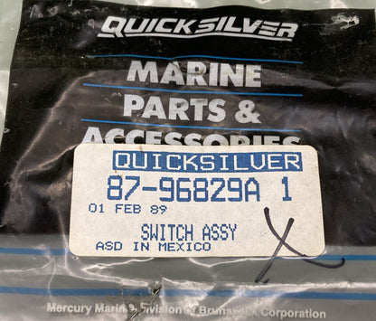 NEW GENUINE MERCURY QUICKSILVER 87-96829A 1 SWITCH ASM POWER STEERING TILLER HND