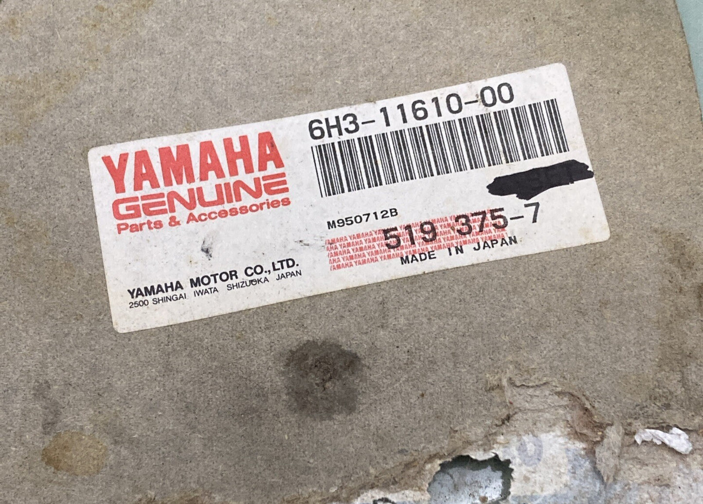 NEW GENUINE YAMAHA 6H3-11610-00 PISTON RING SET STANDARD MARINER