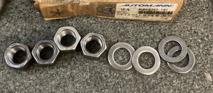 NEW AUTOMANN AUBK8363-182 SUSPENSION U Bolt Kit 7-8"x3-1-2"x18-1-4"