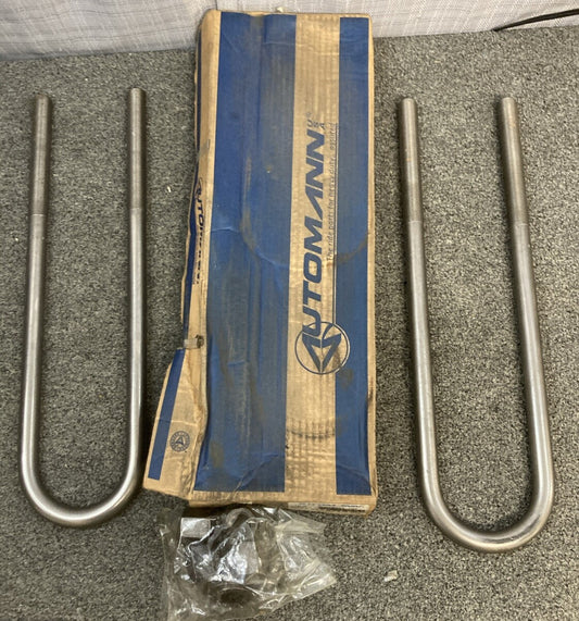 NEW AUTOMANN AUBK8363-182 SUSPENSION U Bolt Kit 7-8"x3-1-2"x18-1-4"