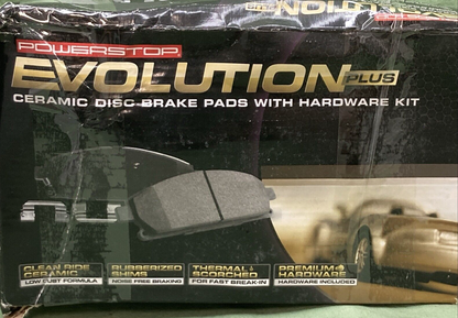 NEW POWER STOP 17-843 Z17 Brake Pad SET Evolution+ Ceramic Ford Mercury Mazda