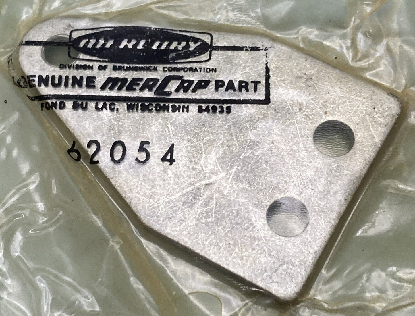 NEW GENUINE MERCURY 62054 PLATE ASSEMBLY SUPERSEDED 73014A 1