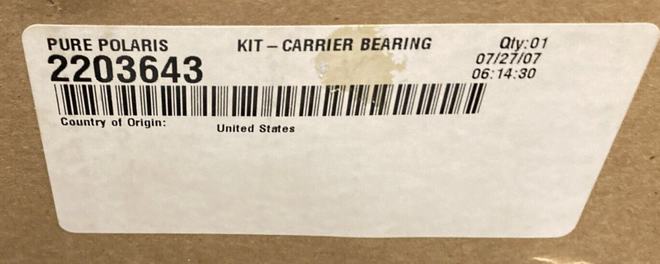 NEW GENUINE POLARIS 2203643 KIT CARRIER BEARING Hawkeye