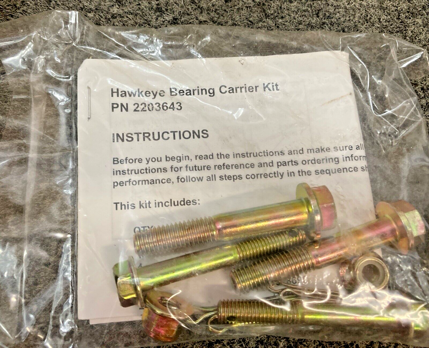 NEW GENUINE POLARIS 2203643 KIT CARRIER BEARING Hawkeye
