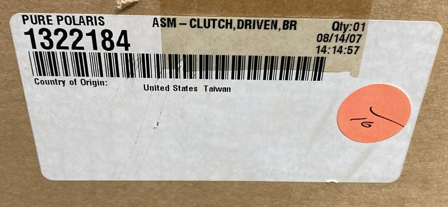 NEW GENUINE POLARIS 1322184 BRAKE DRIVEN CLUTCH, 2 - Strk.