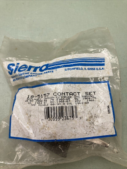 NEW SIERRA 18-5157 CONTACT SET, NO GREASE PACK