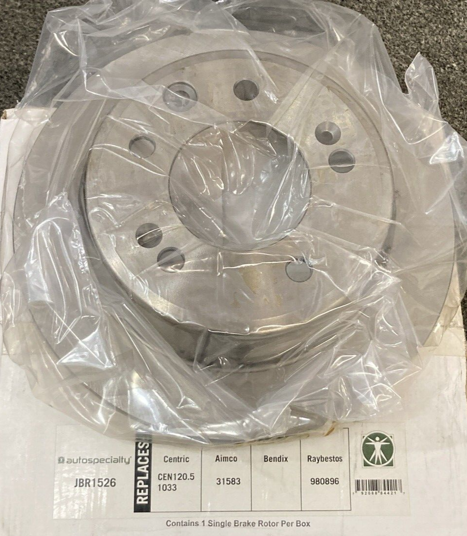 NEW AUTOSPECIALTY JBR1526 Uncoated Brake Rotor REAR HUYNDAI KIA