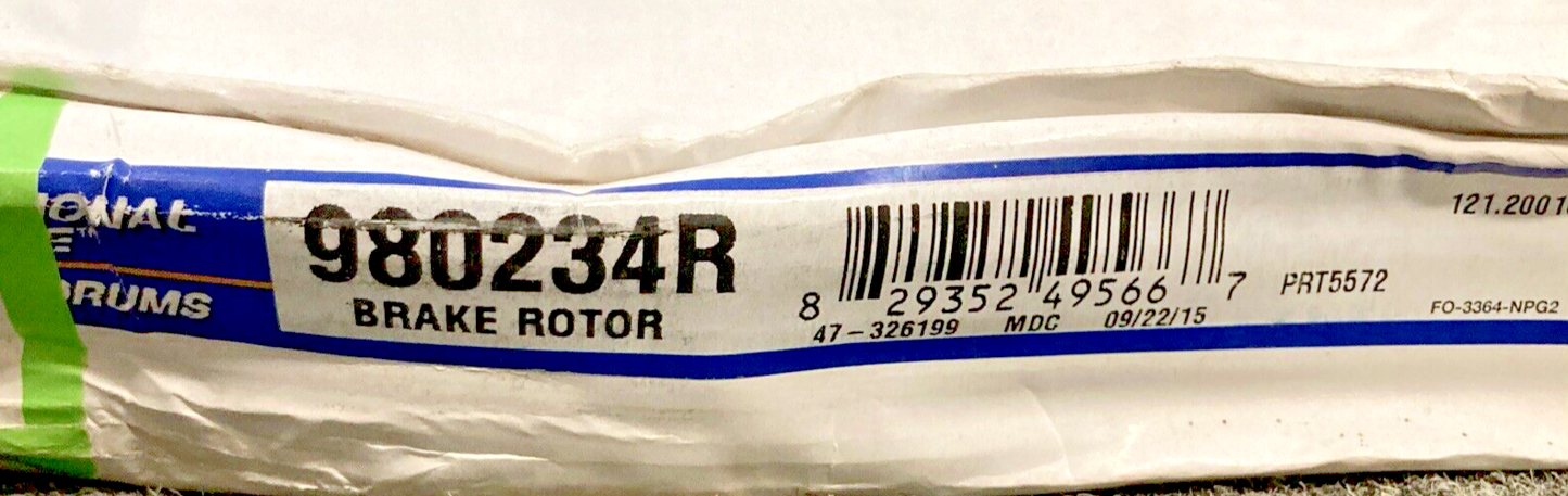 NEW RAYBESTOS 980234R BRAKE ROTOR FRONT LEFT/RIGHT FORD JAGUAR