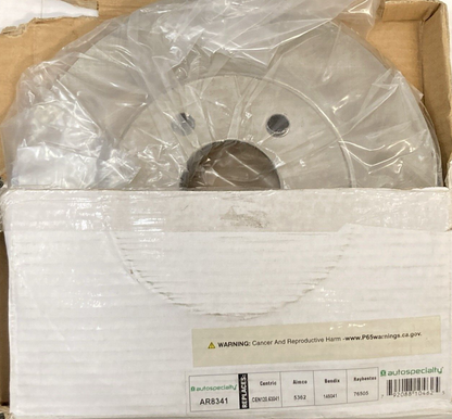NEW AUTOSPECIALTY AR8341 BRAKE ROTOR FRONT CHYRSLER DODGE PLYMOUTH