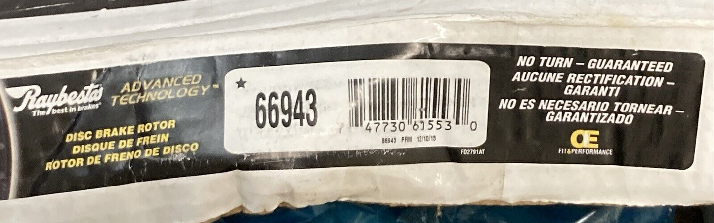 NEW RAYBESTOS 66943 BRAKE ROTOR FRONT FORD EXPEDITION LINCOLN NAVIGATOR