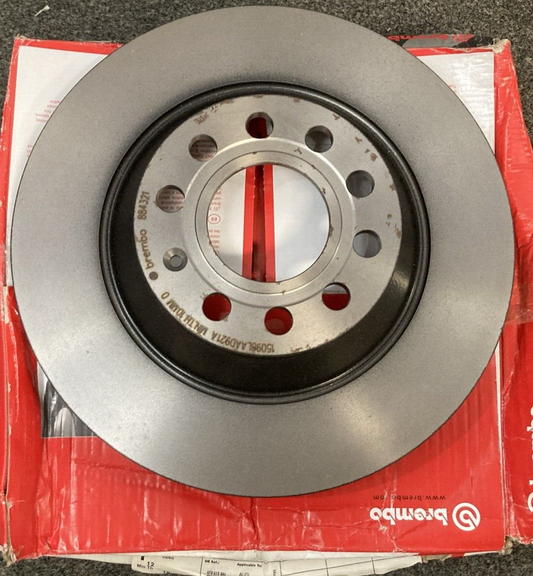 NEW Brembo 08.8843.21 Brake Rotor Solid UV Coated REAR AUDI