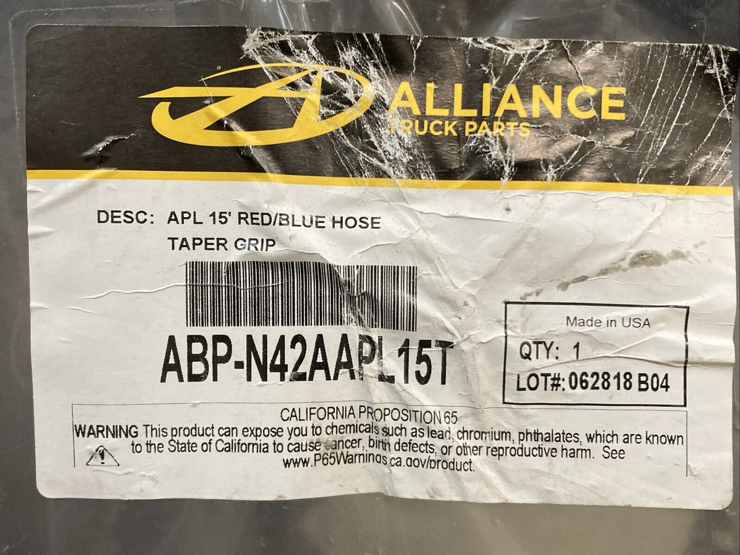 NEW GENUINE ALLIANCE TRUCK PARTS N42AAPL15T 3IN1 AIRPOWER LN-15FT W/RD&BLU