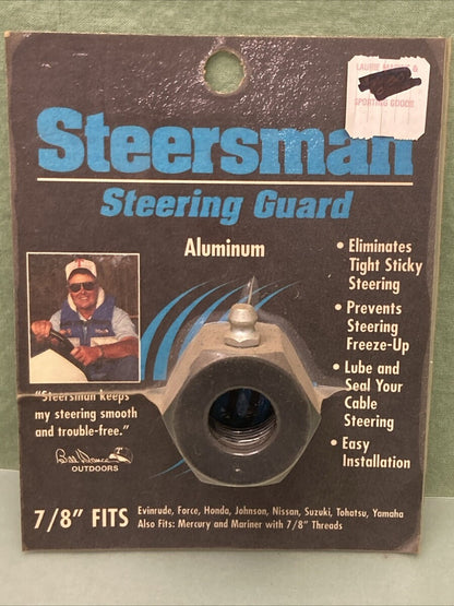 NEW STEERSMAN 00278 STEERING GUARD 7/8" ALUMINUM