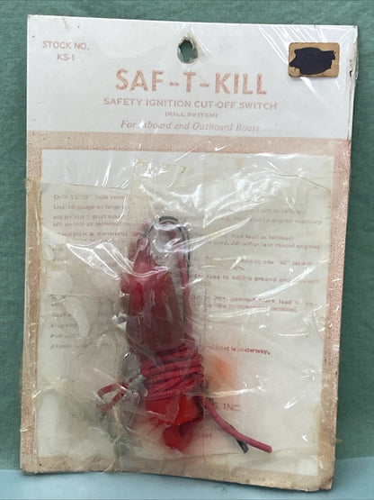 NEW SAF-T-KILL KS-1 SAFETY IGNITION CUT-OFF SWITCH