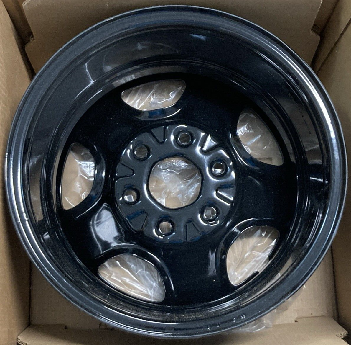 NEW KEYSTONE 05128U45 WHEEL RIM 16" DIA 6.5" W 6-LUG BLACK GMC BUICK CADILLAC