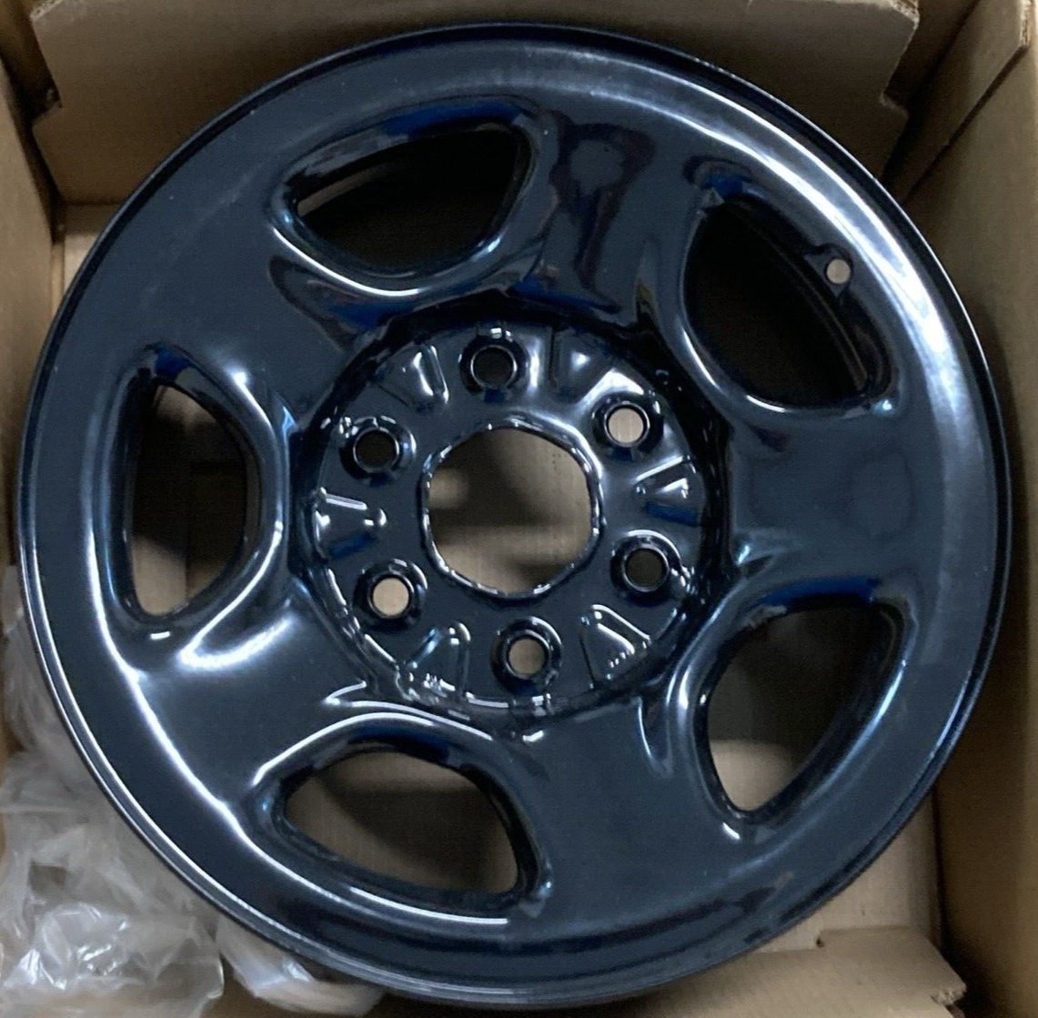 NEW KEYSTONE 05128U45 WHEEL RIM 16" DIA 6.5" W 6-LUG BLACK GMC BUICK CADILLAC