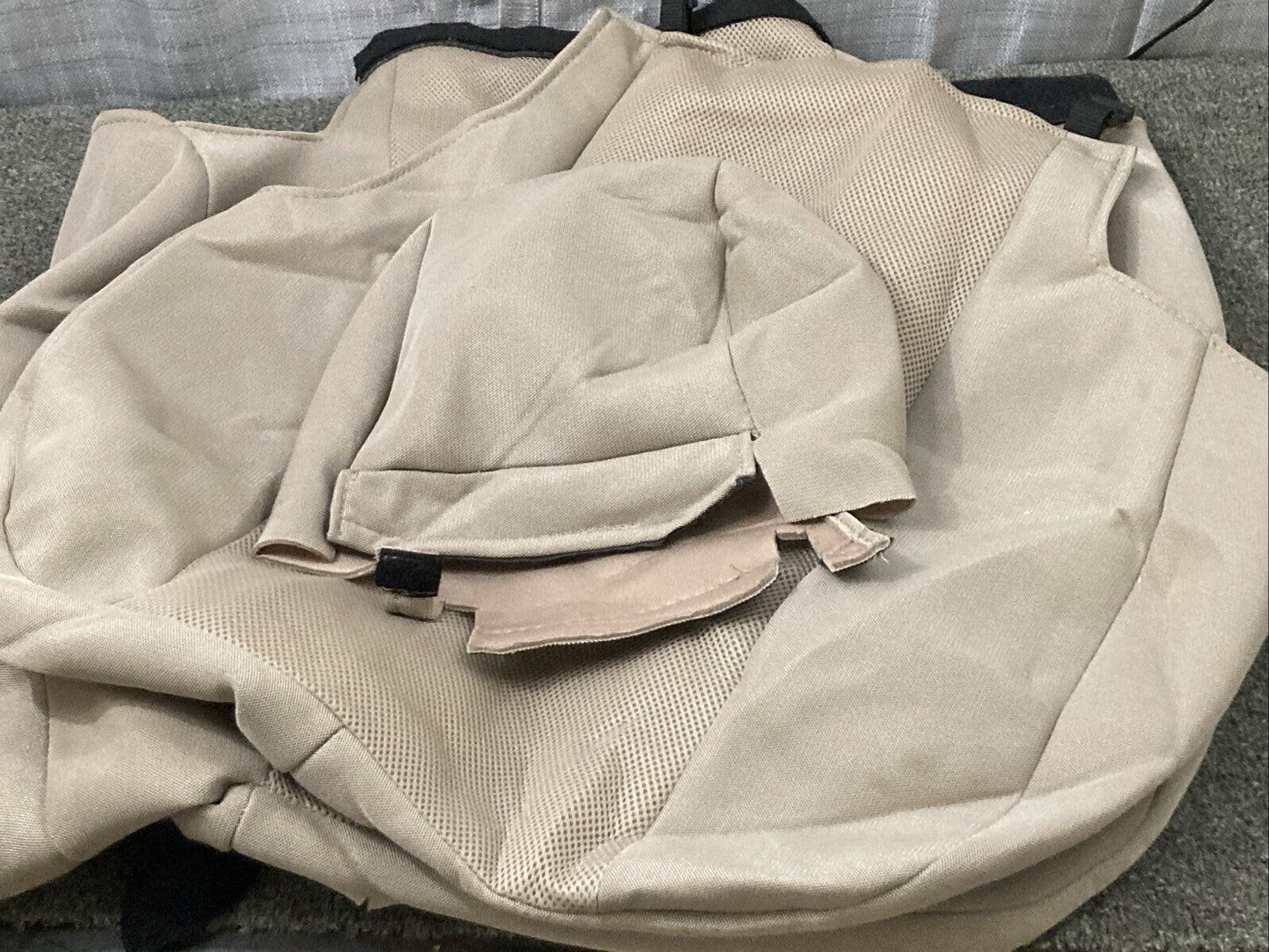 NEW CALTREND ‎CV383-06HH CUSTOM SEAT COVER 40/20/40 FRONT CHEVROLET GMC BEIGE