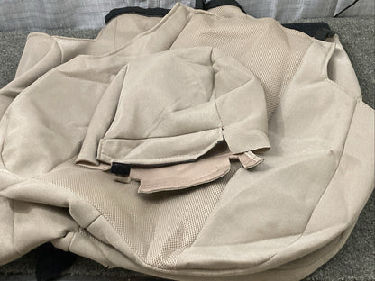 NEW CALTREND ‎CV383-06HH CUSTOM SEAT COVER 40/20/40 FRONT CHEVROLET GMC BEIGE
