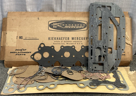 NEW GENUINE MERCURY 27-55284A1 GASKET SET ENGINE OVERHAUL