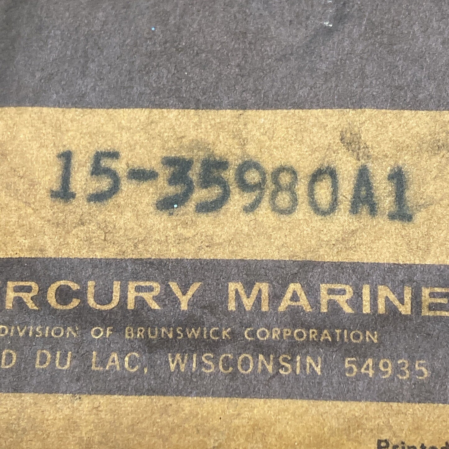 NEW GENUINE MERCURY 15-35980A1 SHIM SET MERCRUISER VAZER