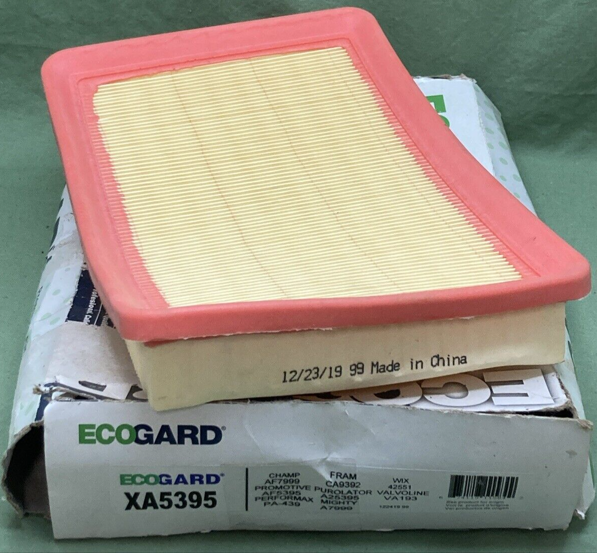 NEW ECOGARD XA5395 AIR FILTER KIA HYUNDAI